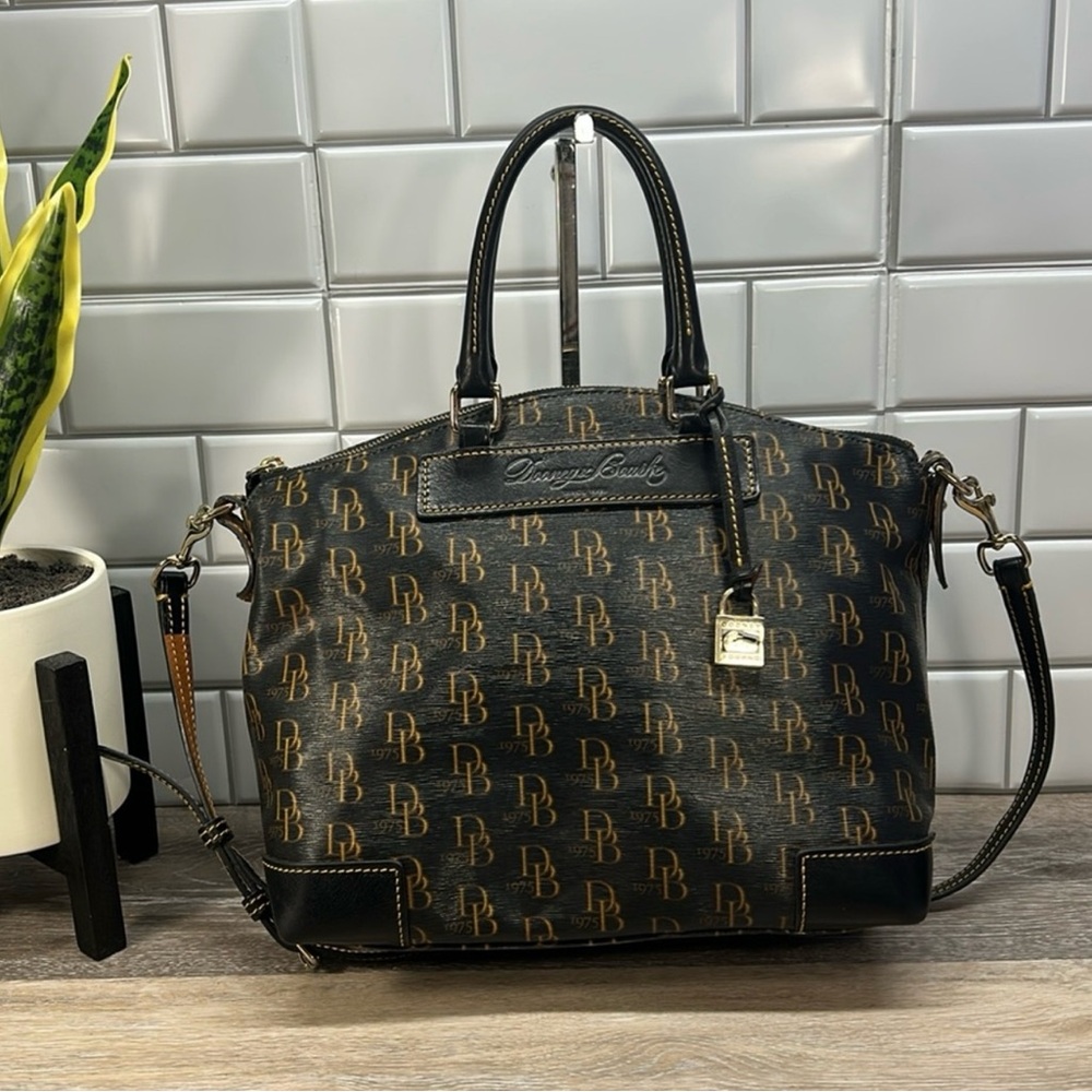 Dooney and Bourke Florentine Vacchetta Black Leather Bag-Very Gently Loved!!